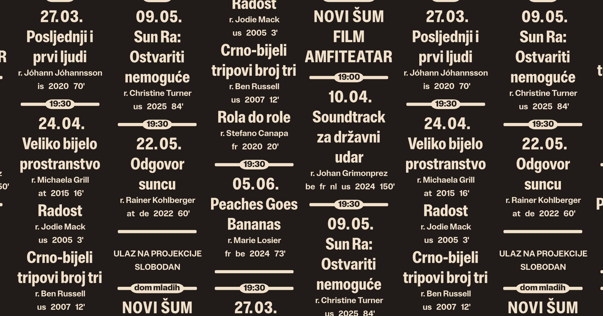 NOVI ŠUM 2026 - Audiovizualni dijalozi